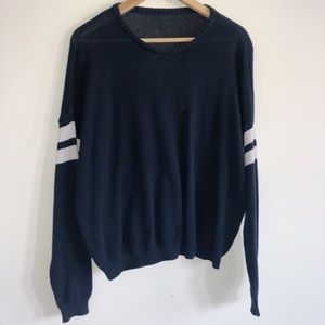 Brandy (no tag on it) blue sweater